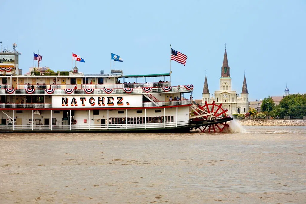 Steamboat Natchez (New Orleans Steamboat Company), New Orleans