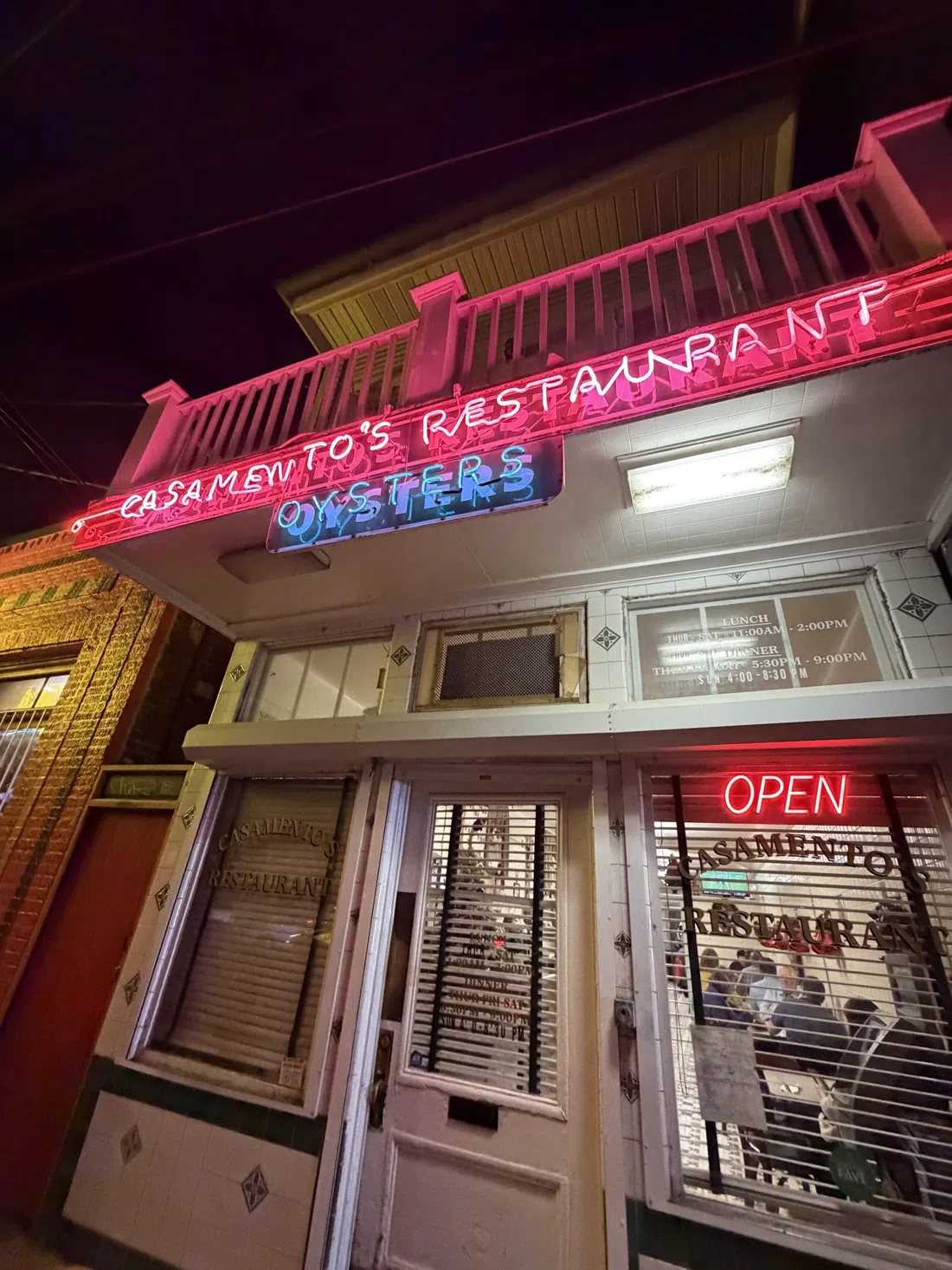 Casamento's Restaurant, New Orleans