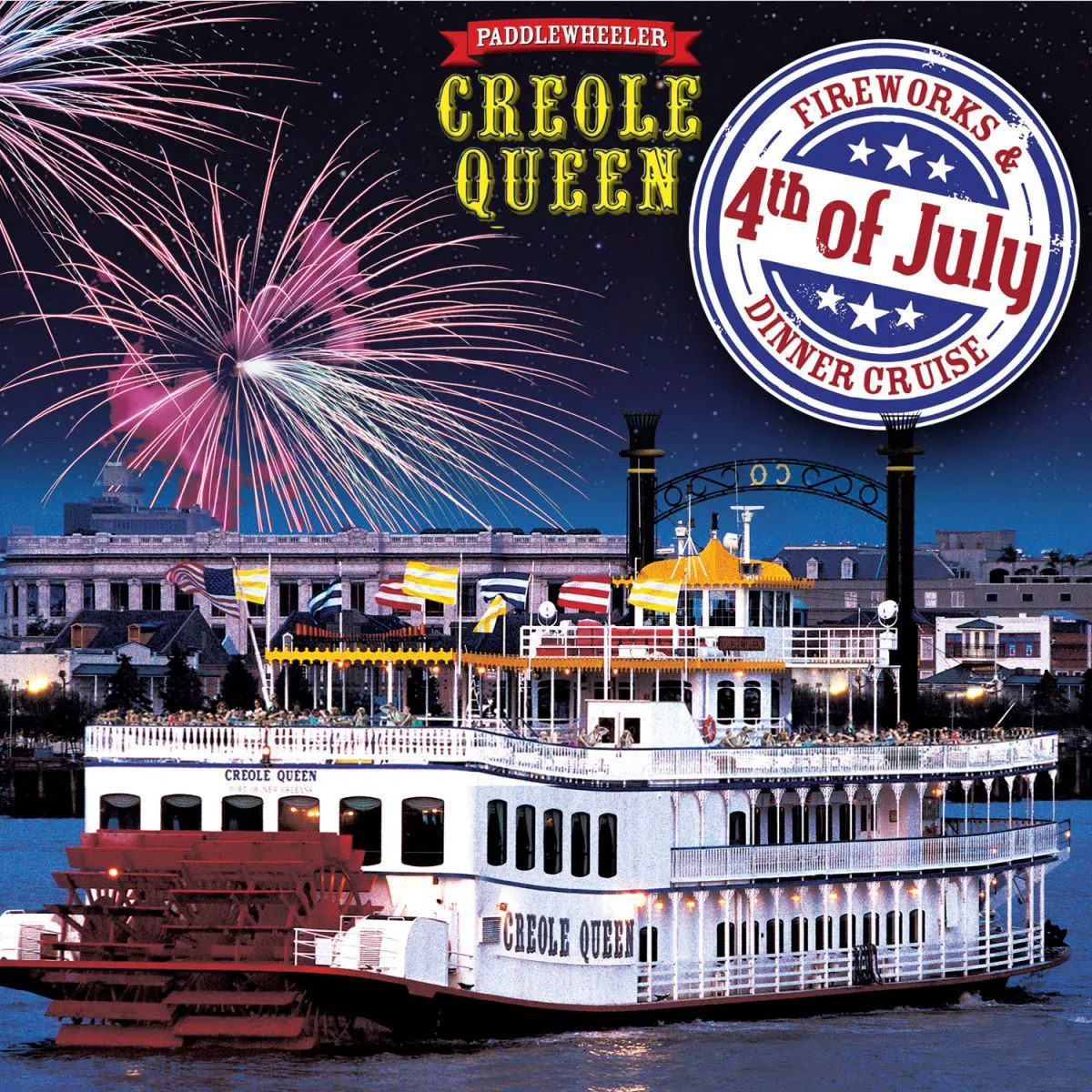 Paddlewheeler Creole Queen, New Orleans